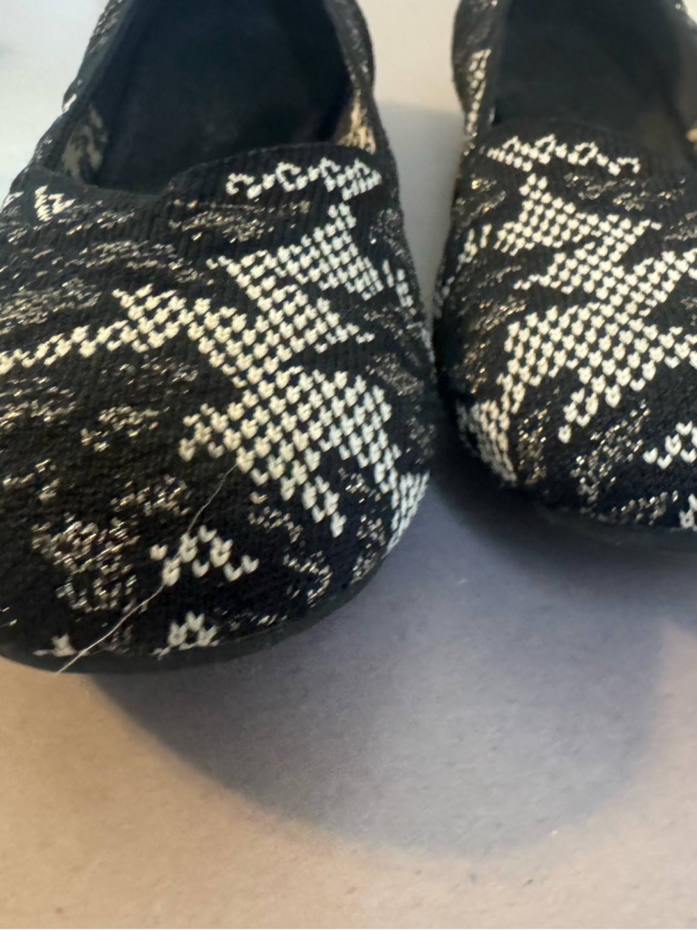 Rothy's Black and White Knit Ballet Flats - Picture 6 of 8